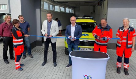 Nová výjezdová základna ZZS JčK ve Veselí nad Lužnicí